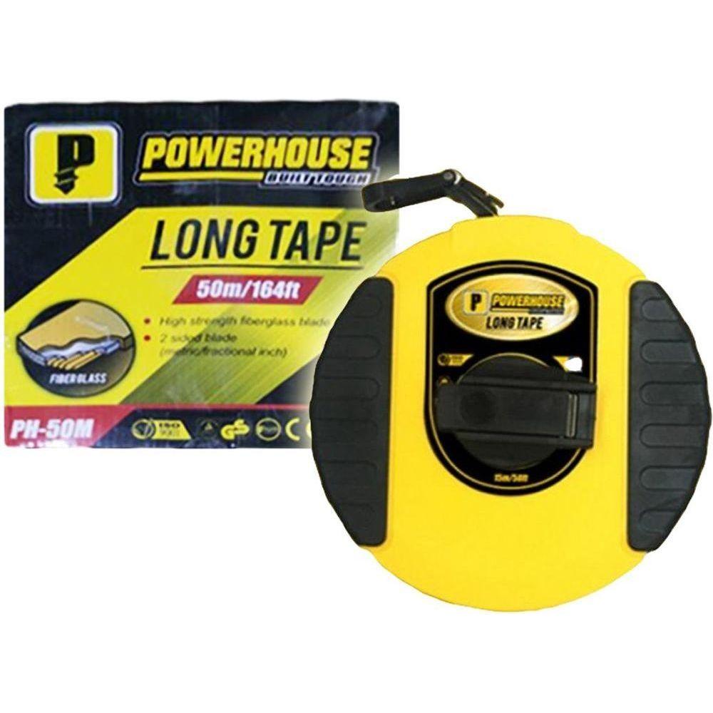 Powerhouse Fiberglass Long Tape Measure | Powerhouse by KHM Megatools Corp. Powerhouse Fiberglass Long Tape Measure | Powerhouse by KHM Megatools Corp.